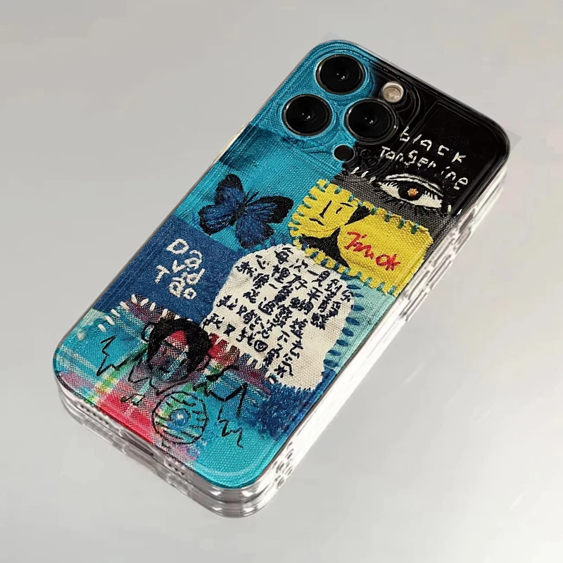 BANCA陶吉吉黑色柳丁适用iPhone16小米15华为苹果14promax手机壳