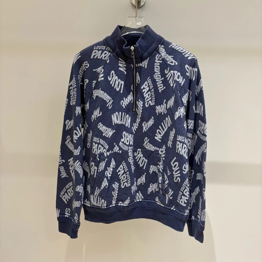 99新 LouisVuitton/路易威登 LV2123 弹幕满印夹外套 L码原价7350