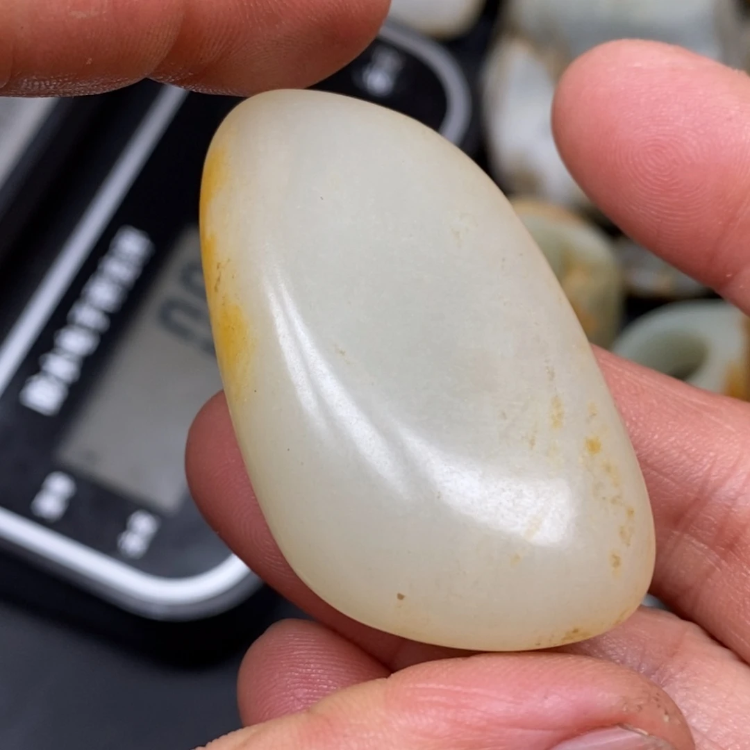 和田玉挂件银S925镀金镶嵌