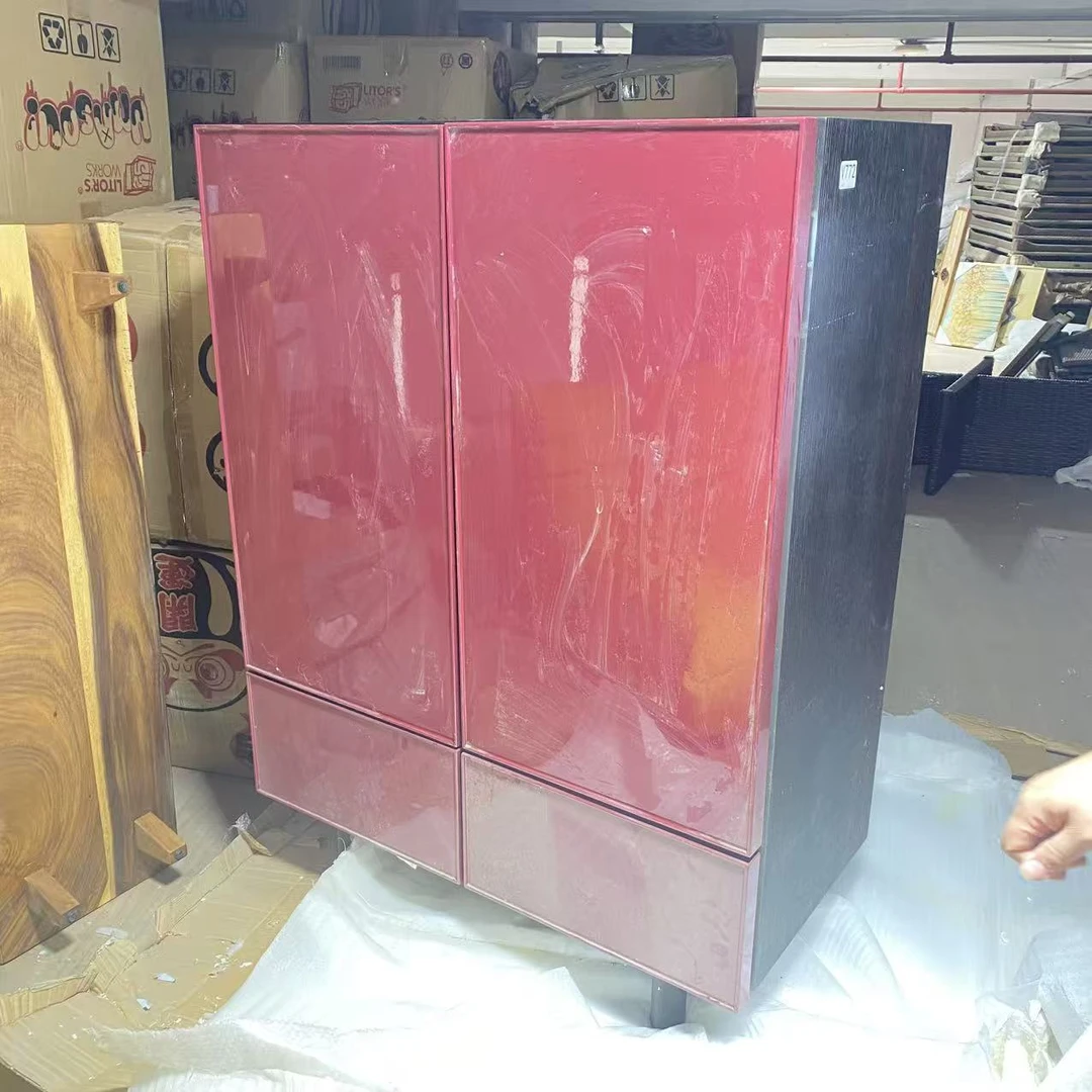 V772（微瑕）100*53*135cm边柜库存尾货44D