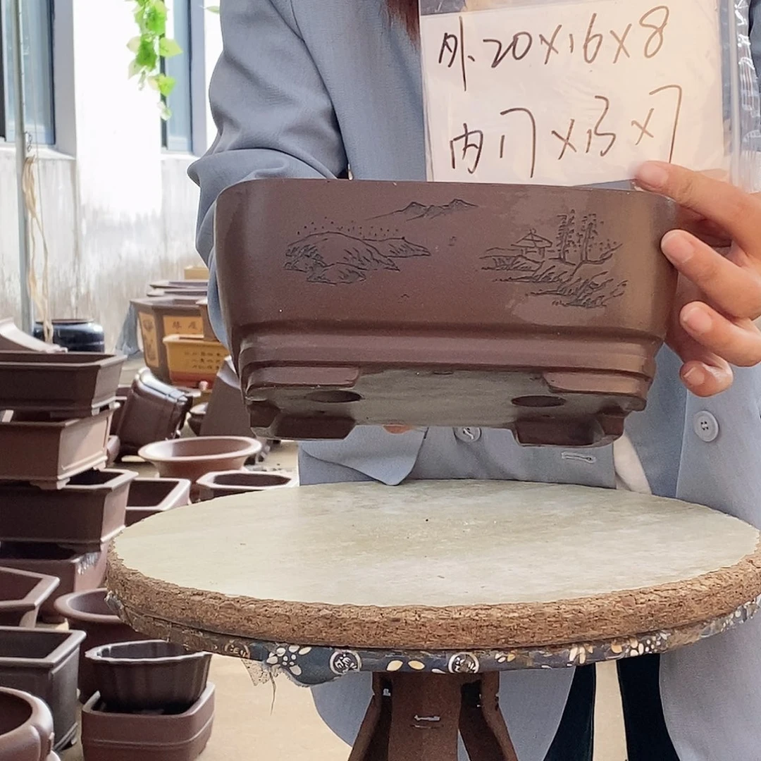 紫砂花盆紫砂花盆