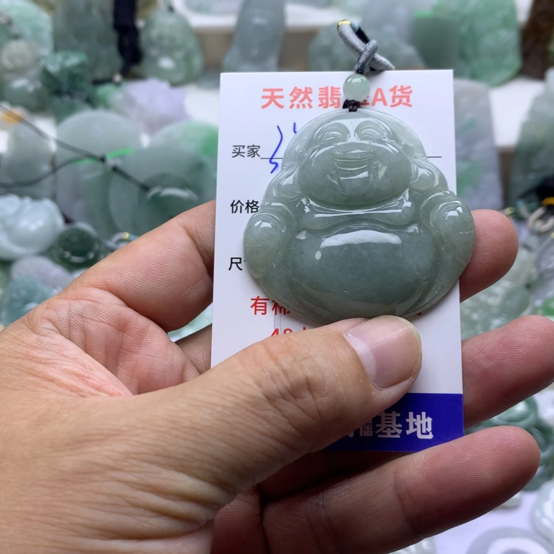 翡翠未镶嵌颈饰缅甸A货翡翠