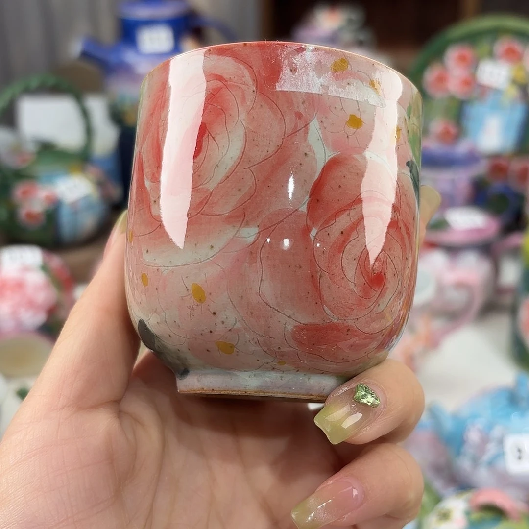 景德镇手绘高温釉下彩陶瓷茶具