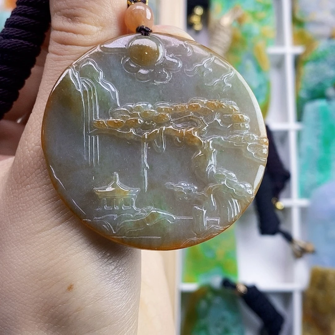 翡翠未镶嵌颈饰翡翠