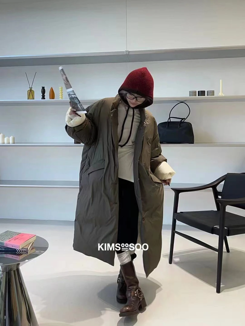 20326冬新款立领长款女百搭加厚保暖外套KSS