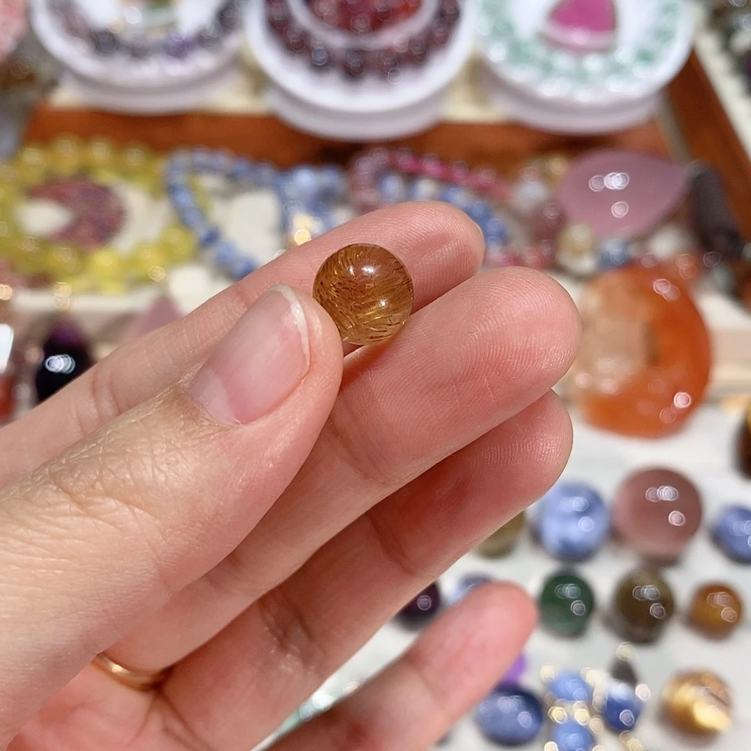 水晶黄超七单珠未镶嵌艾*米