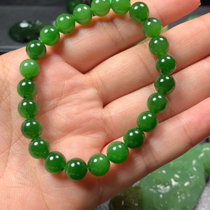 ****）和田玉未镶嵌颈饰