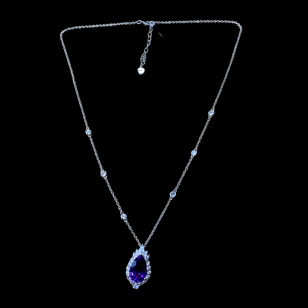 0349-紫水晶项链孤品