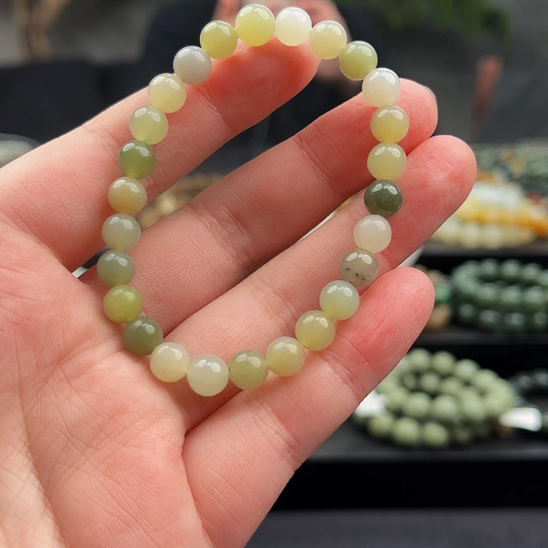 和田玉手串未镶嵌