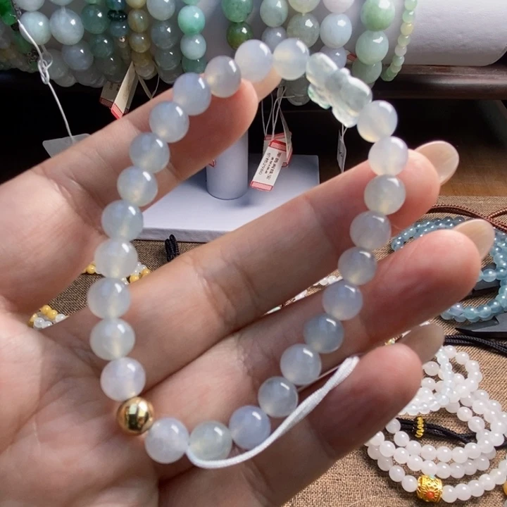 颈饰未镶嵌翡翠天然翡翠