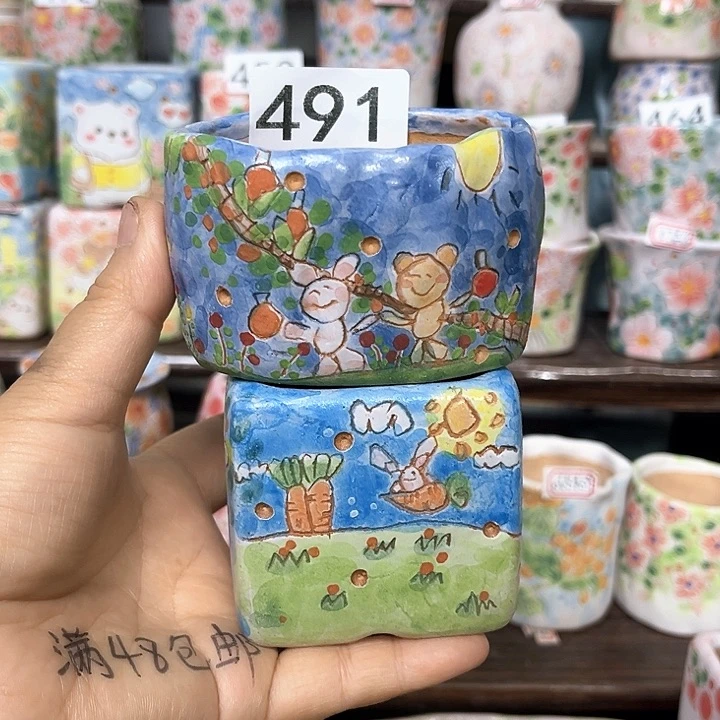 陌***丶手工多肉植物花盆