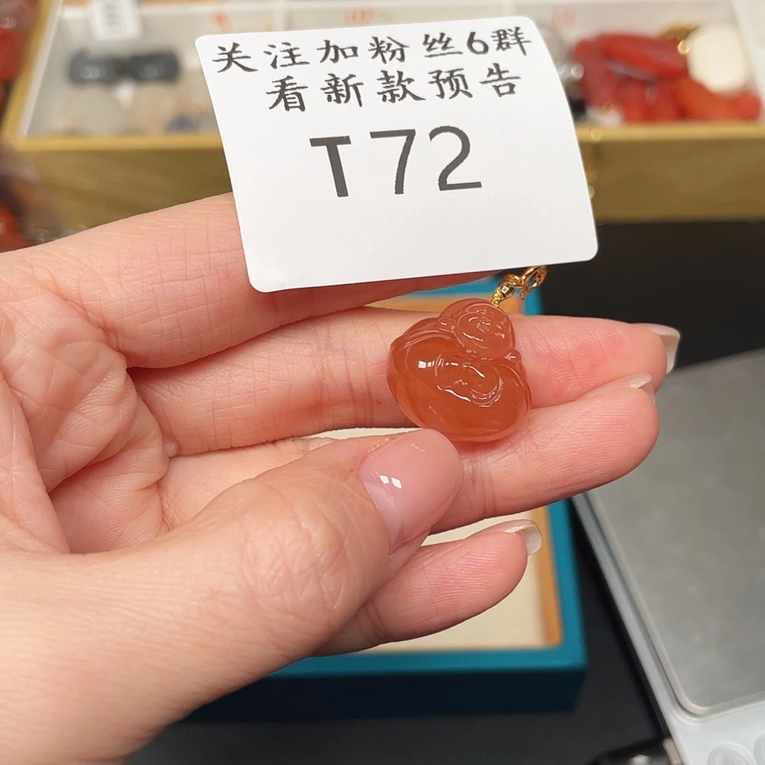 南红玛瑙珠宝半成品未镶嵌T72