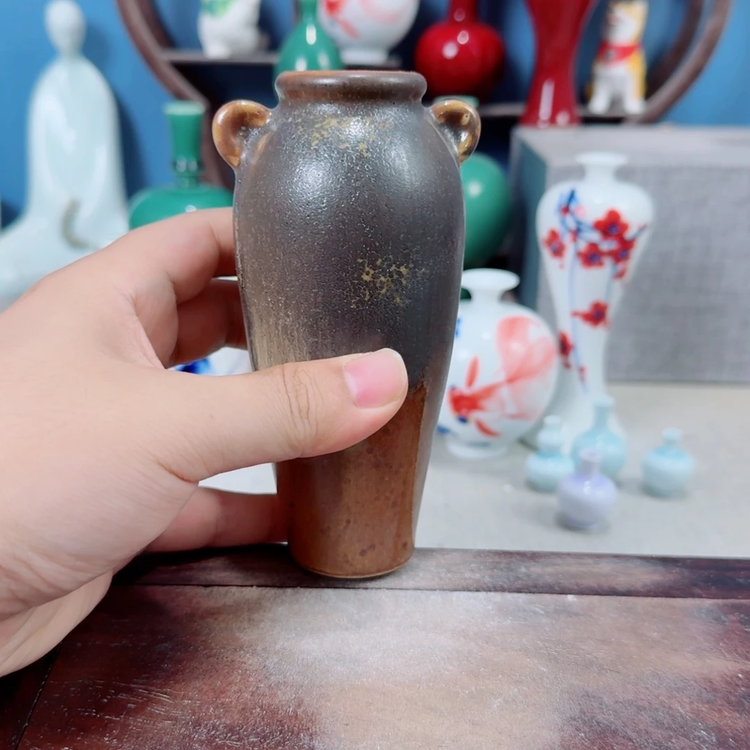 陶瓷手工小花器摆件