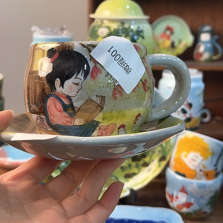 陶景德镇釉下手绘陶瓷