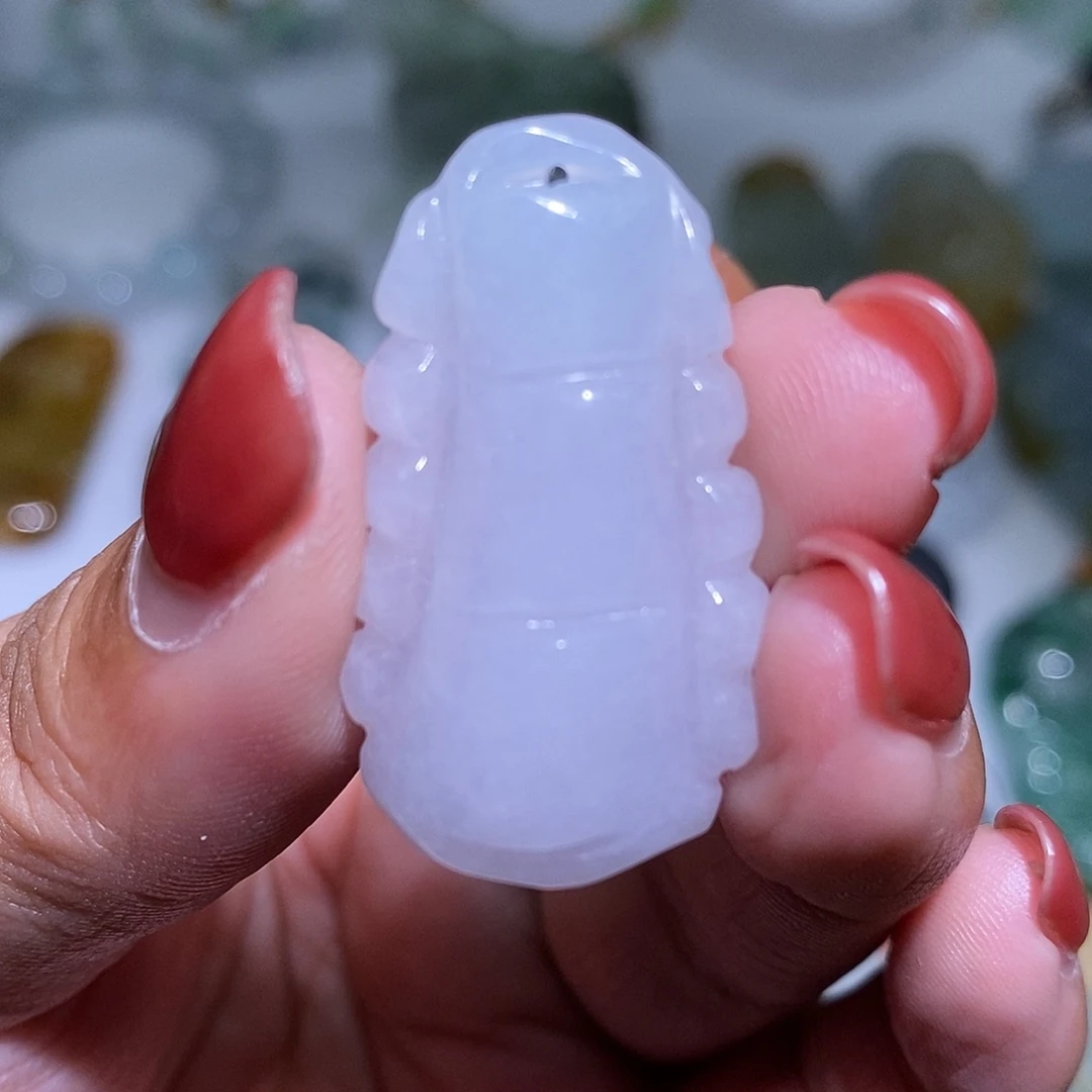 翡翠未镶嵌颈饰节节高升