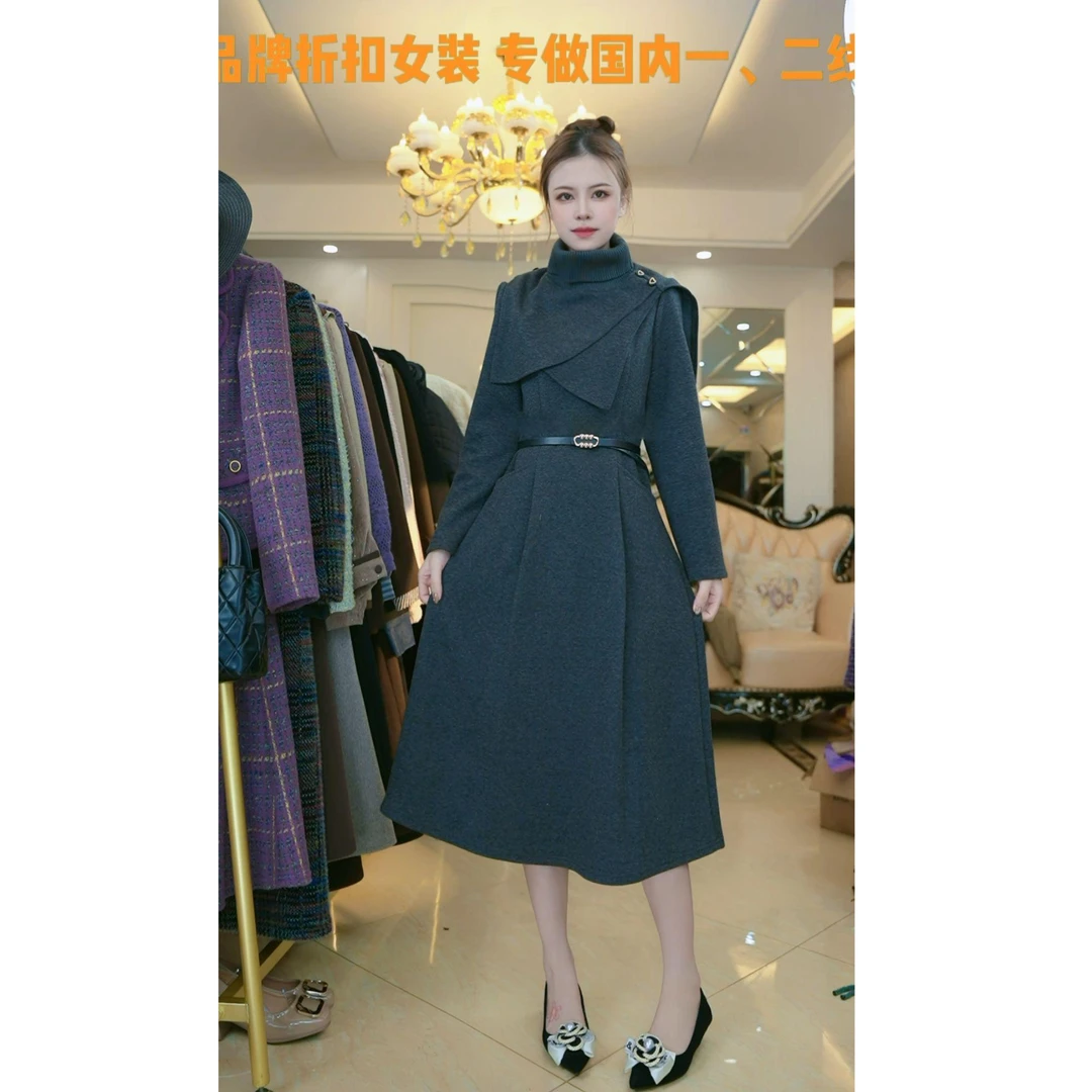 小香风时尚套装女2025秋冬新款气质名媛显瘦裙子6101