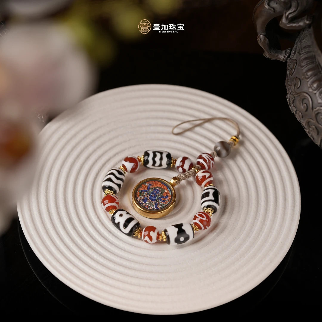 壹加林妹妹 | 玛瑙多宝手机挂多样性发其一