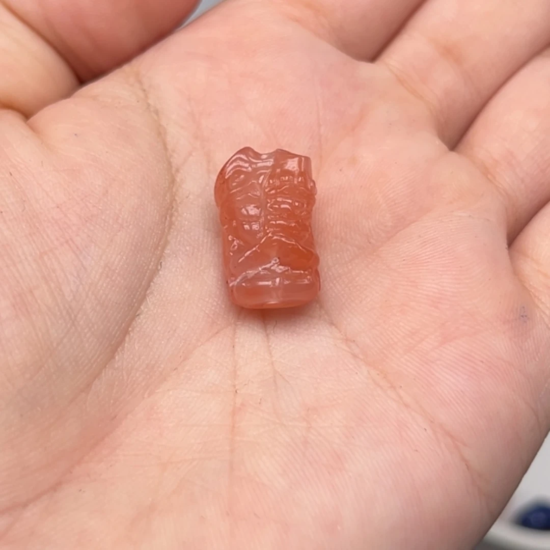 南红玛瑙未镶嵌吊坠(不含链)