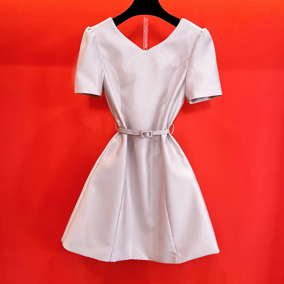 FRANCE BALIYA【高定】时尚经典优雅收腰显瘦气质女装连衣裙 250525