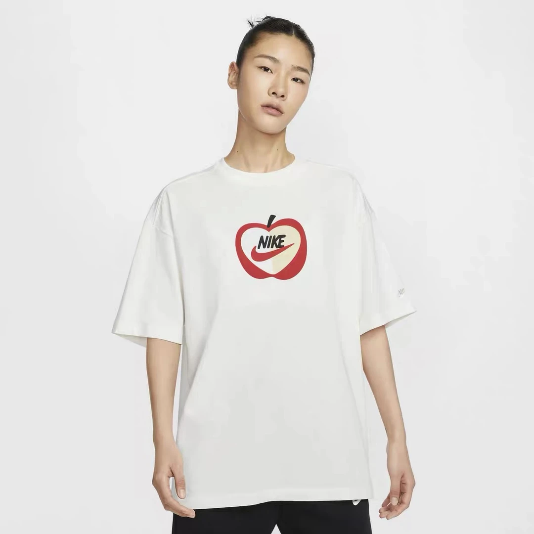 Nike 耐克Sportswear女子Oversize2025夏运动白色短袖 IB5577-133