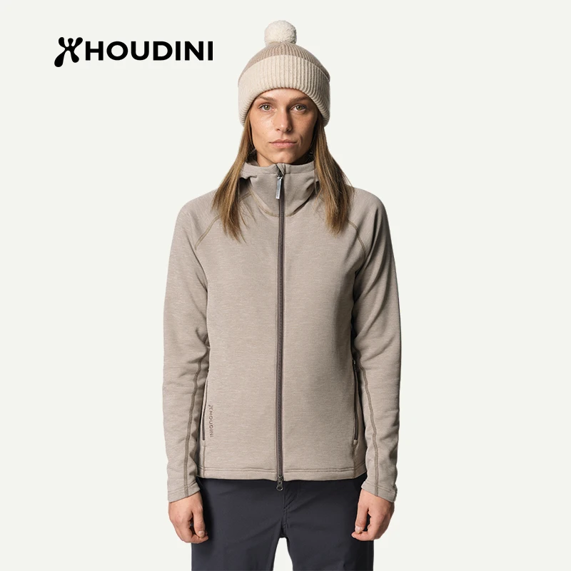 HOUDINI/胡丁尼Outright Houdi“直率”连帽 女 保暖 轻量抓绒衣