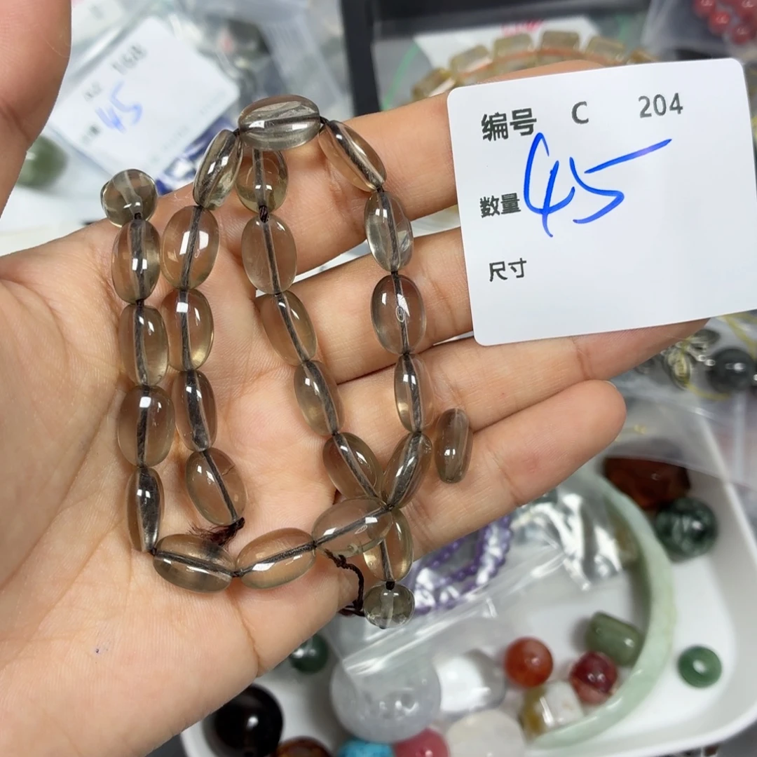 水晶银S925镶嵌颈饰C204