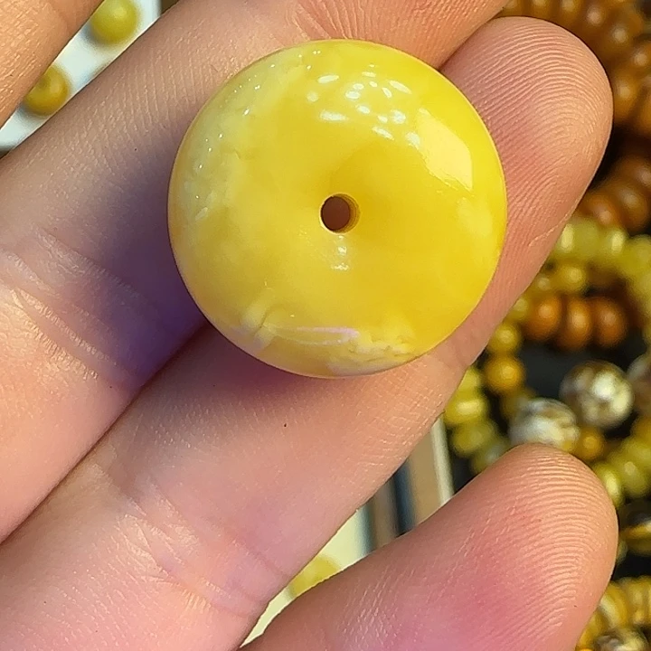 蜜蜡未镶嵌颈饰蜜蜡平安扣