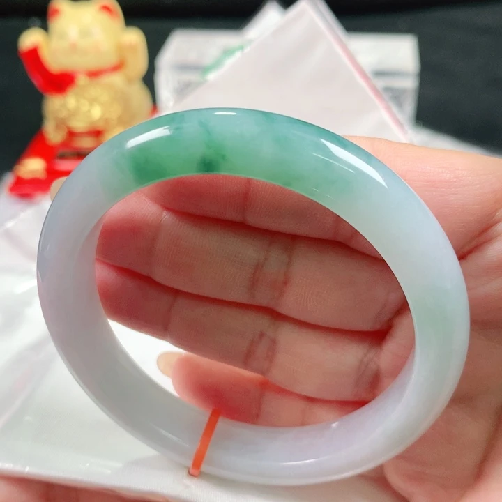 未镶嵌手镯翡翠编号0085 正圈55➕