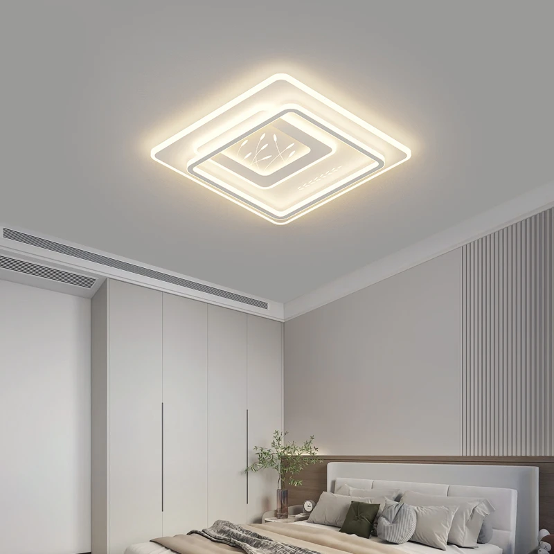 003轻奢超薄灯饰大厅简约房间吸顶灯餐厅客厅家用北欧可遥控