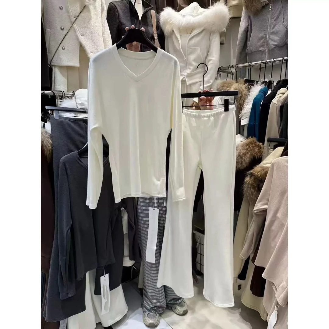 【土豆优选】冬款磨毛加绒内搭➕裤子套装