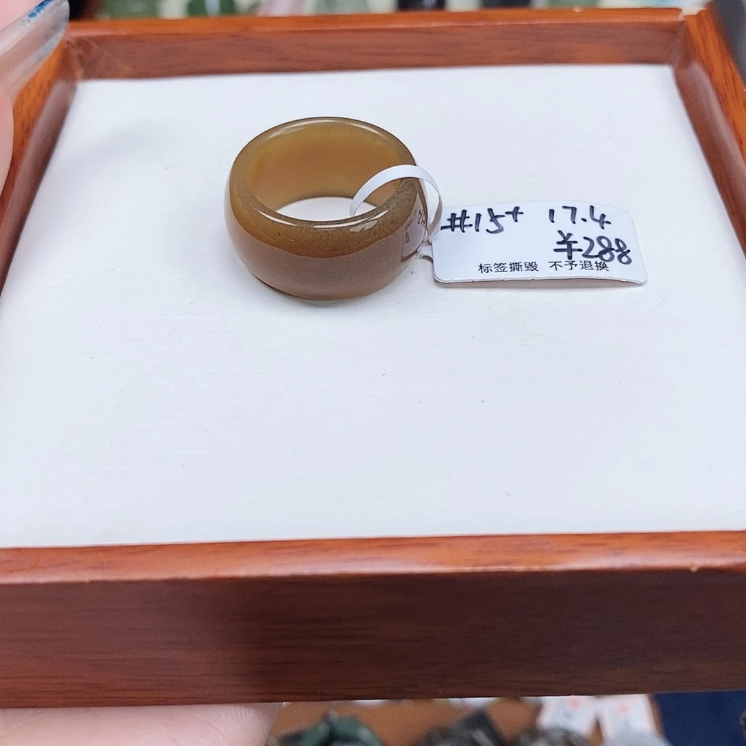 漫***漫未镶嵌戒圈和田玉专拍7-17.4内径