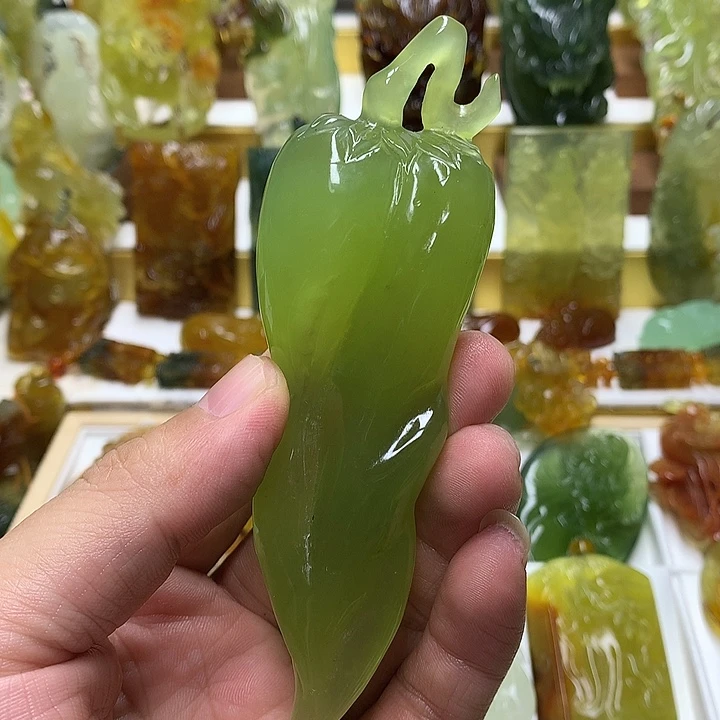 蛇纹石玉未镶嵌珠宝半成品