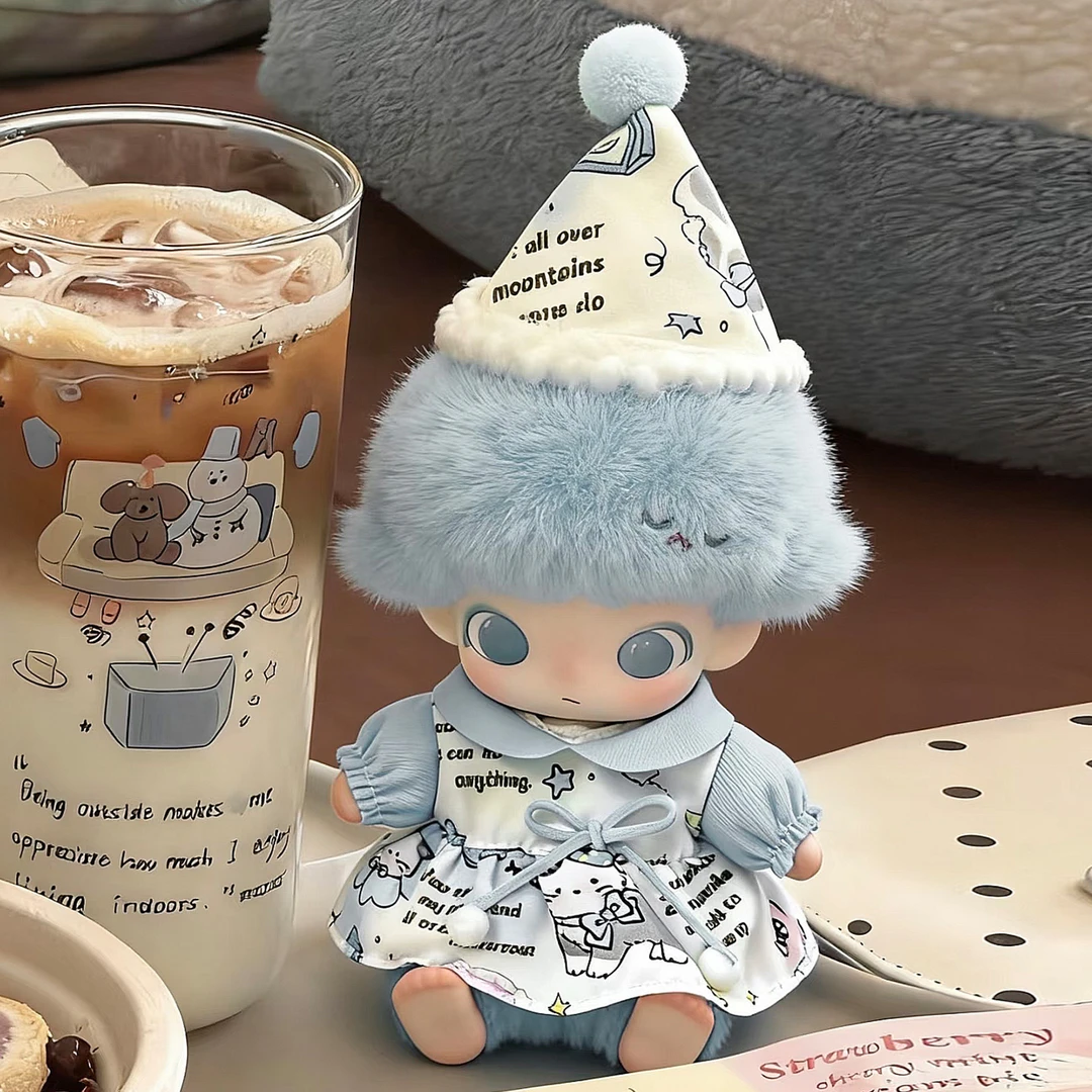 Dimoo新品新生日记娃衣搪胶系列可爱毛绒娃娃公仔换装盲盒衣服套