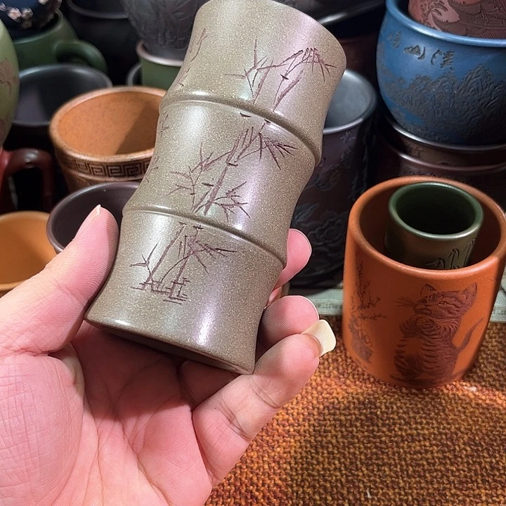 茶杯紫砂全手工紫砂主人杯