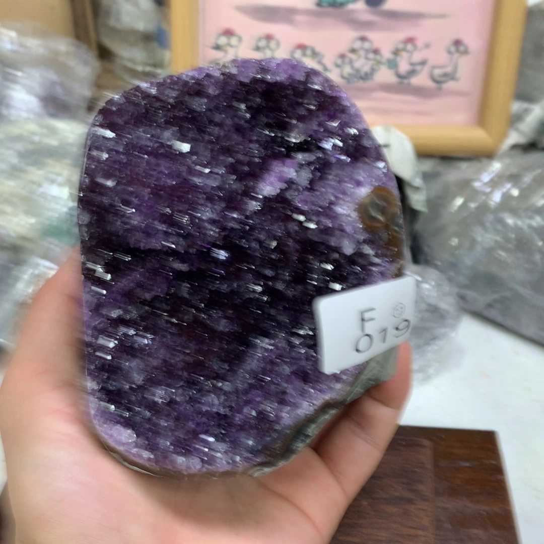 未镶嵌摆件紫晶水晶