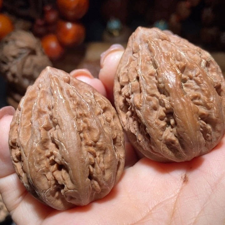 把件文玩核桃东北楸子小雪81