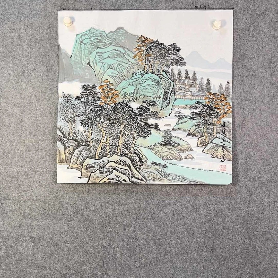 国画696 花鸟在此鸣叫时还要