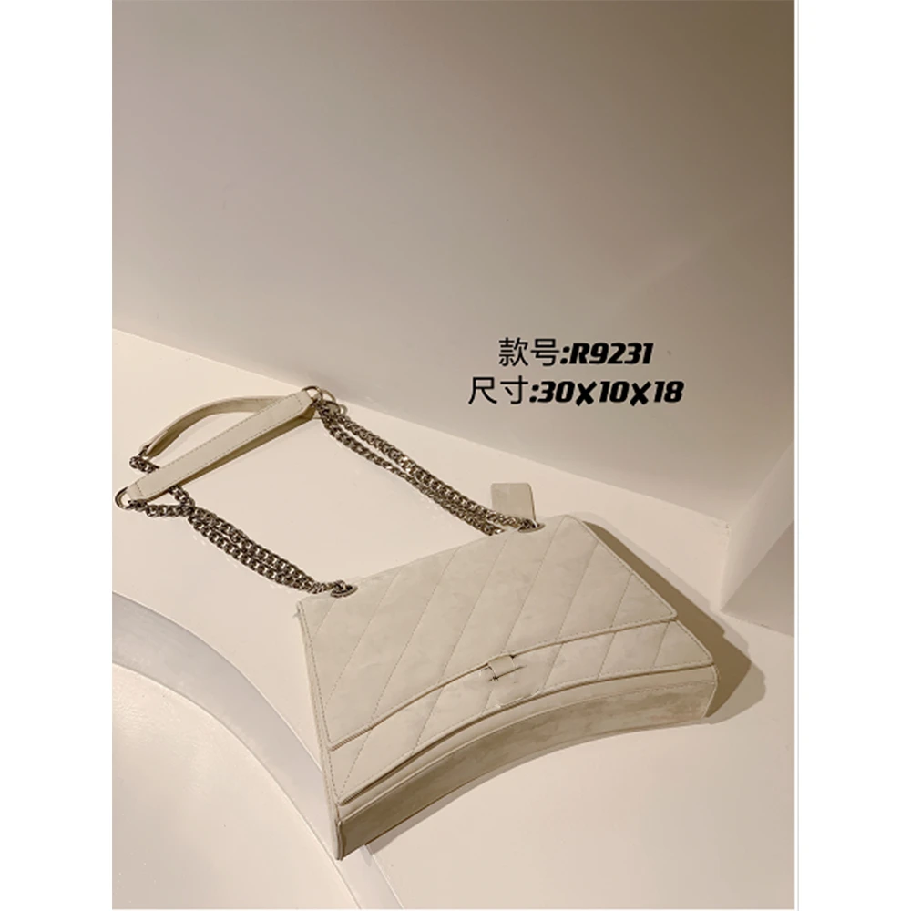 【工厂直销】XY-9231-白色轻奢时尚气质百搭女士包