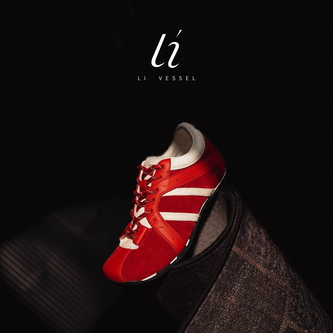 倪妮同款小个子内增高5cm红色德训鞋厚底休闲运动小方头斑马鞋