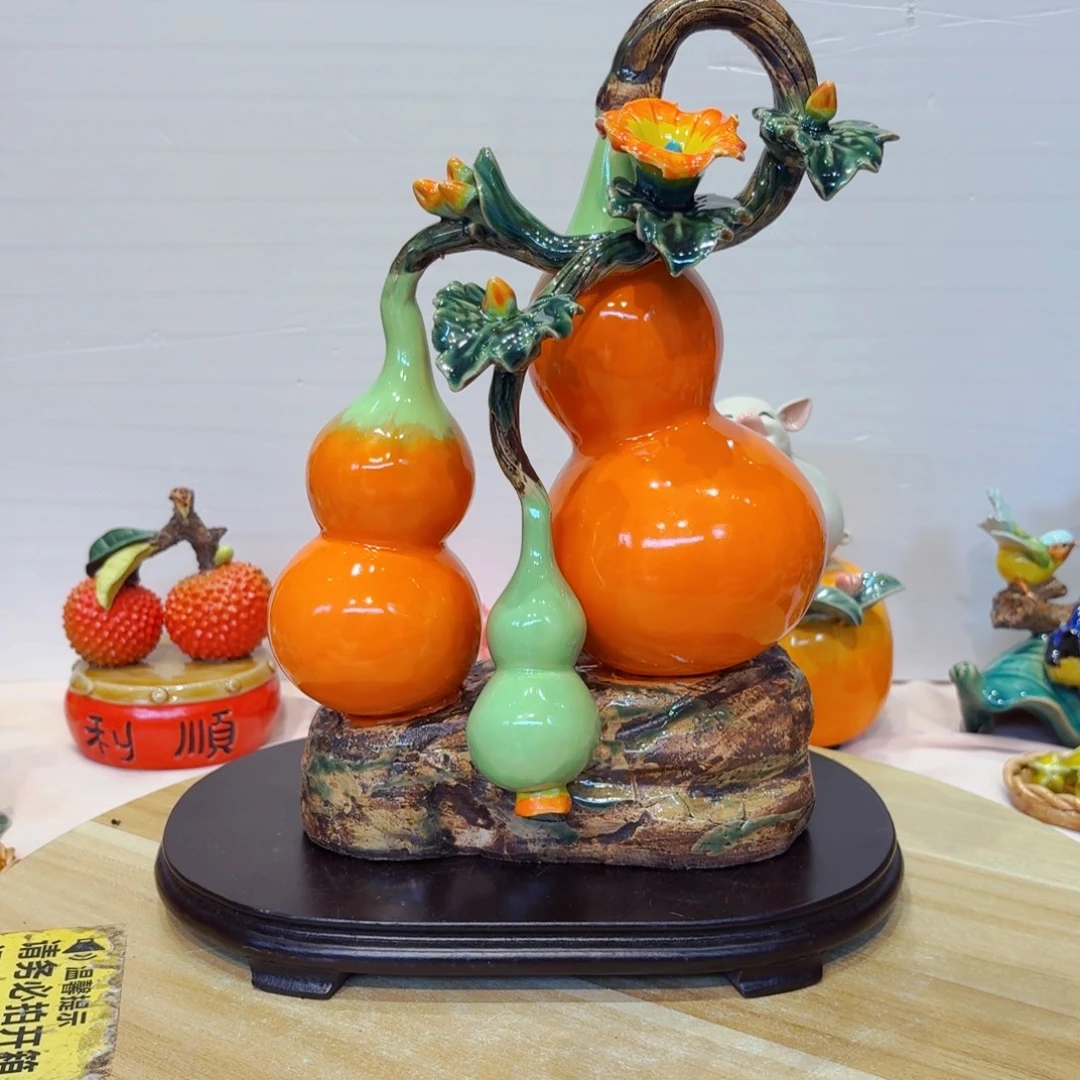 陶瓷三葫芦30公分高