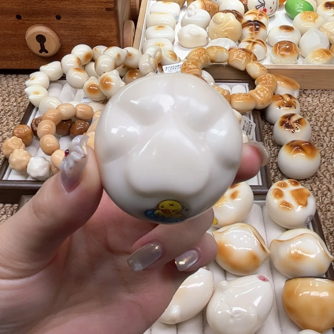 菩提根/象牙果手串9.25.15象牙果把件爱心猫爪