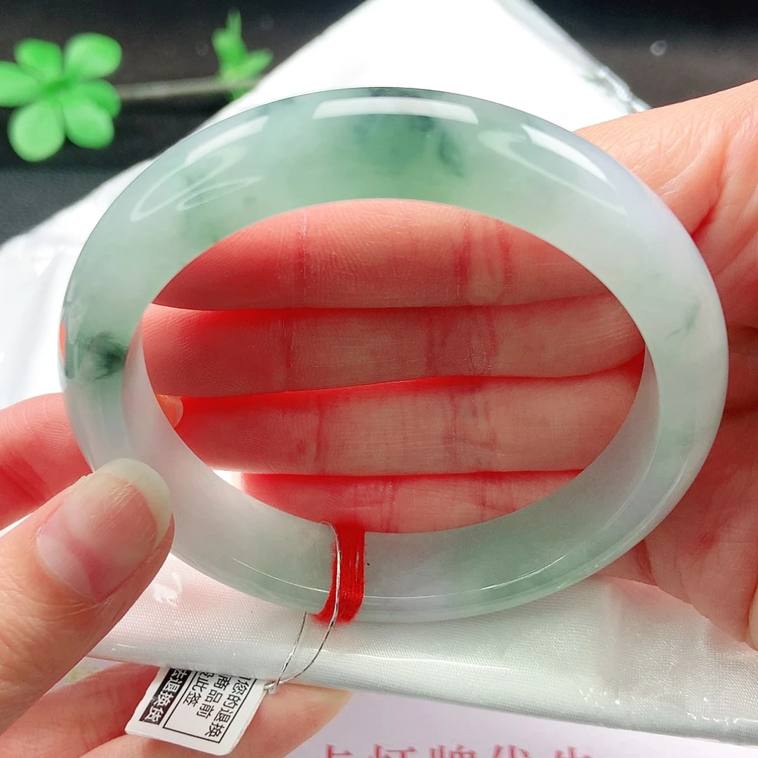 未镶嵌手镯翡翠58圈