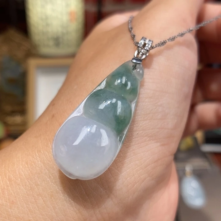 【闪购商品】颈饰银S925镶嵌翡翠31