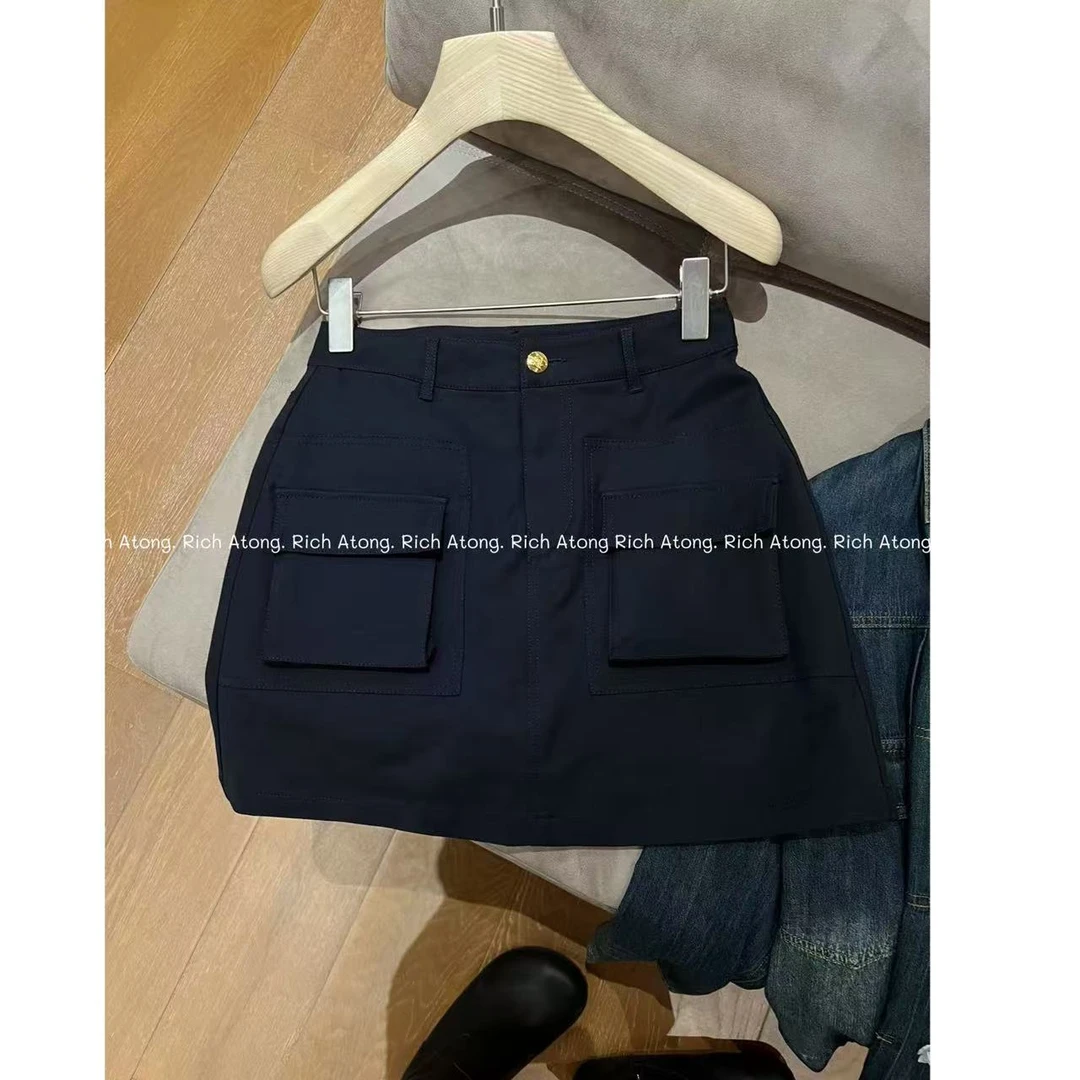 atong/阿彤-【欧货短裙】-2025 早春欧货（有里衬）宽松显瘦半身裙