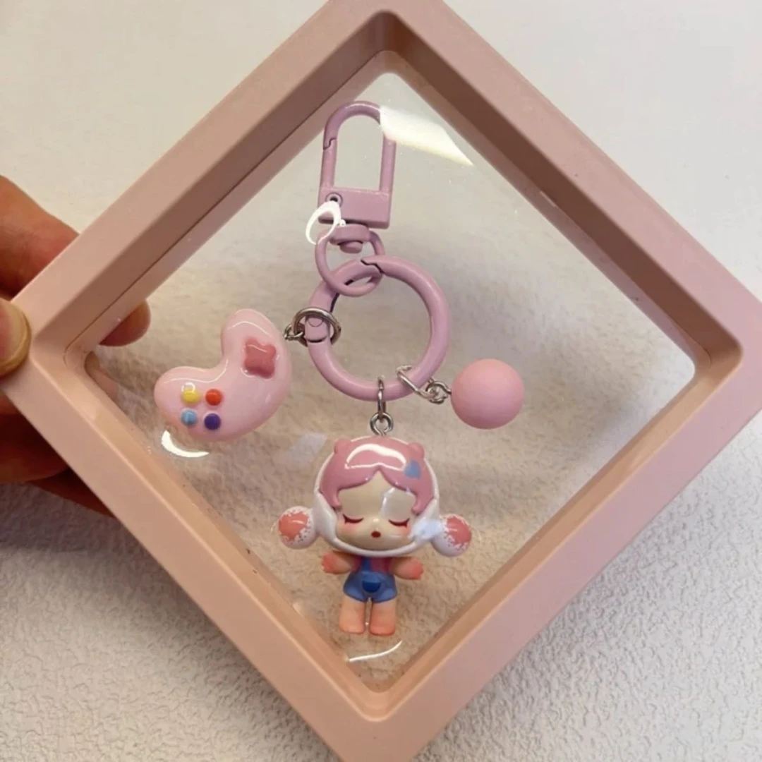 【自选】正版萌粒钥匙扣DIY手机链钥匙挂件车钥匙扣