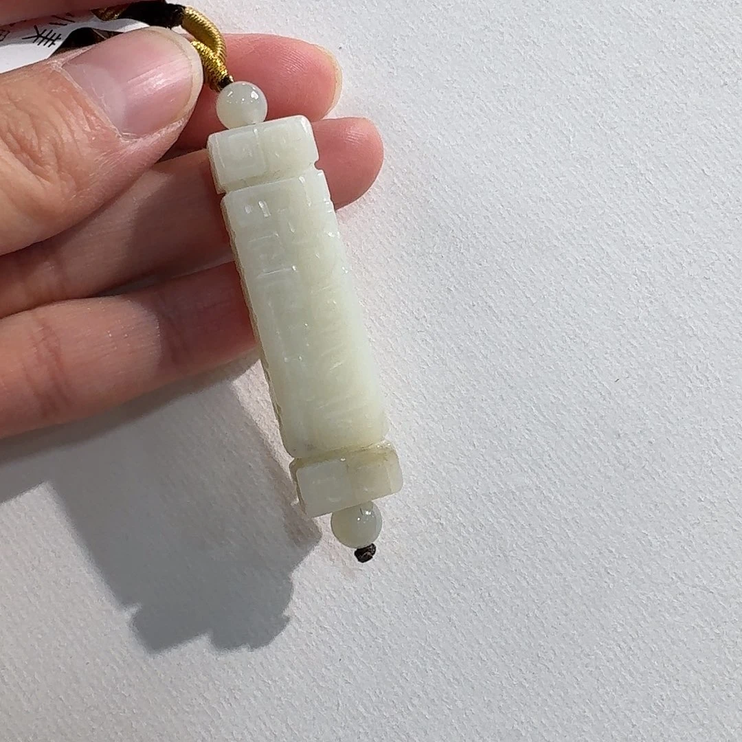 和田玉未镶嵌颈饰米达14g