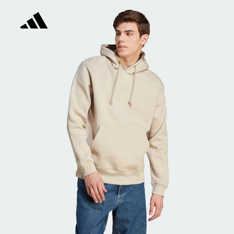 Adidas/阿迪达斯~卫衣冬新款宽松保暖连帽休闲运动套头衫IJ6887