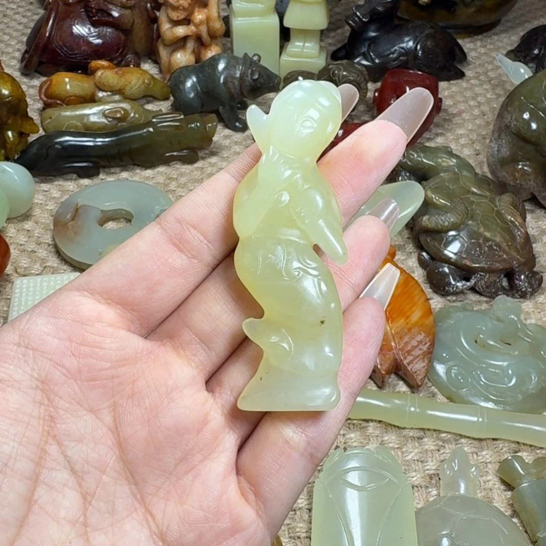 白玉菩提吊坠挂件