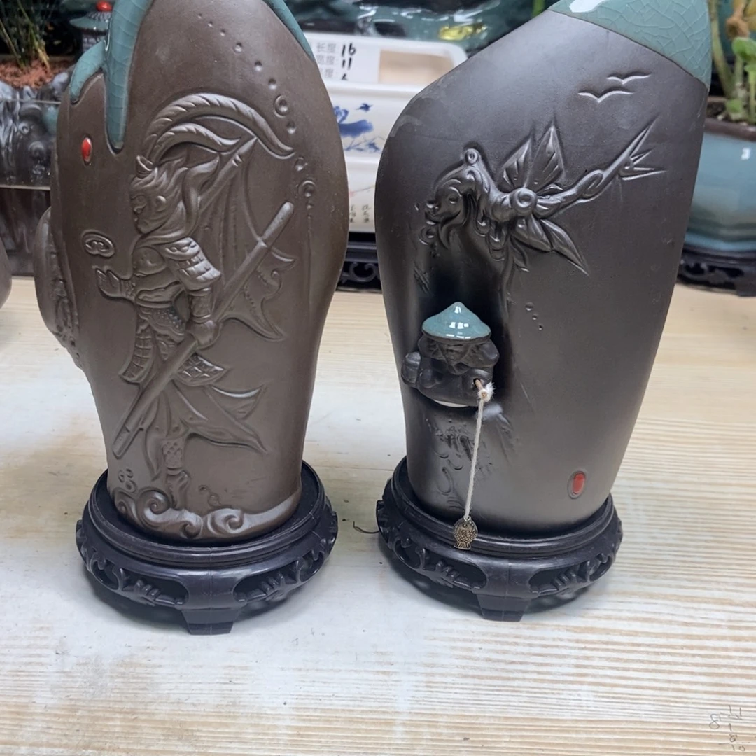 瓷片陶瓷花盆陶瓷艺术