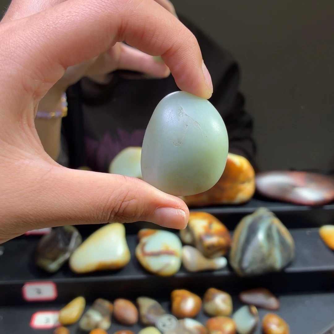 和田玉未镶嵌挂件37.7